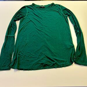 Michael Lauren Emerald Green Fitted Top